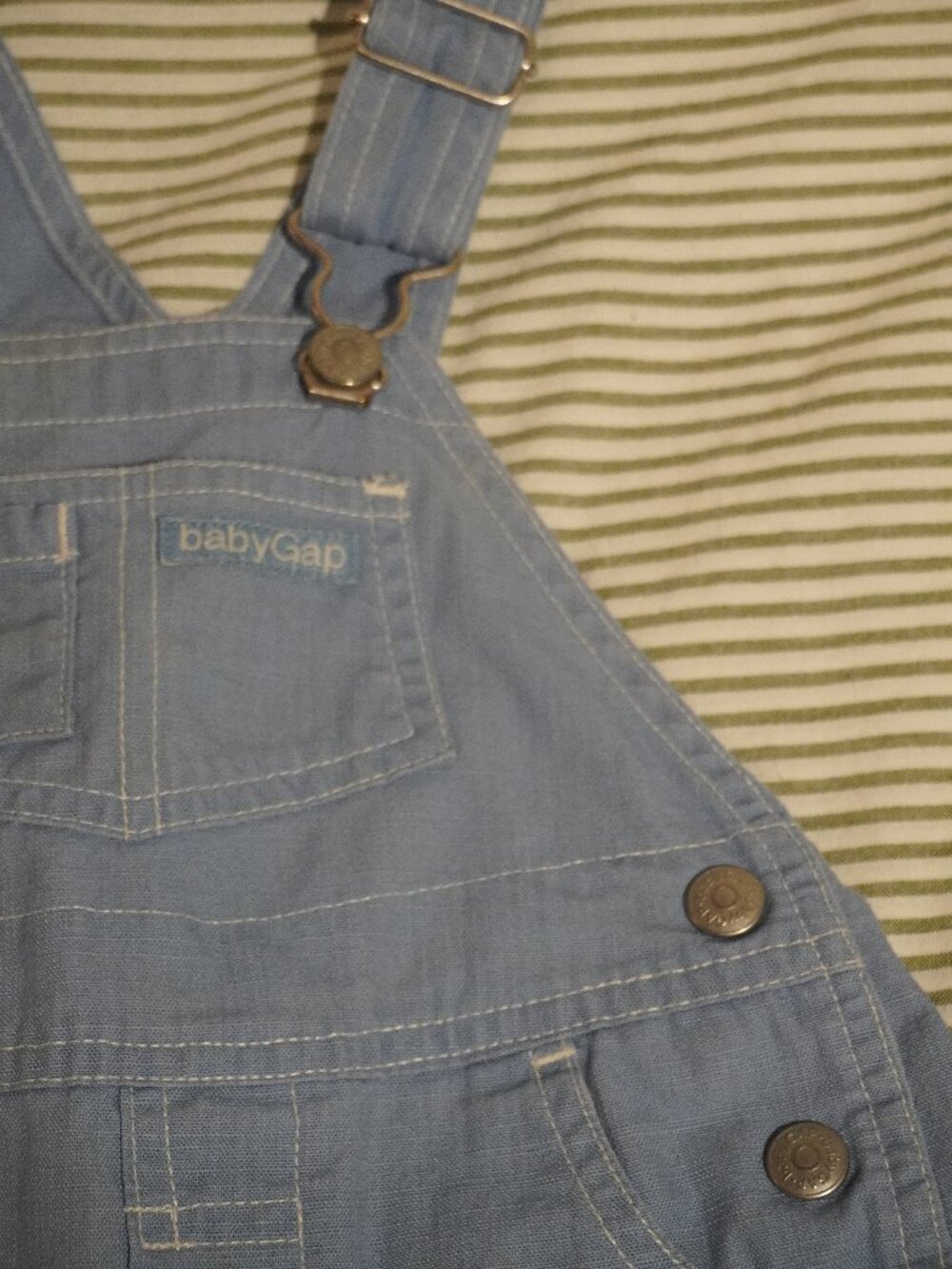 Vintage Baby Gap Cargo Overalls 18-24M 100% Cotton - Picture 4 of 5